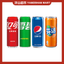Coca Cola Sprite Pepsi Fanta Soda 330ml